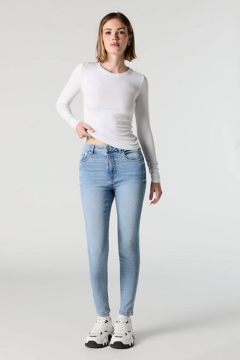 Miami Medium Wash High Rise Skinny Jean