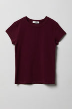Ribbed Crewneck T-Shirt