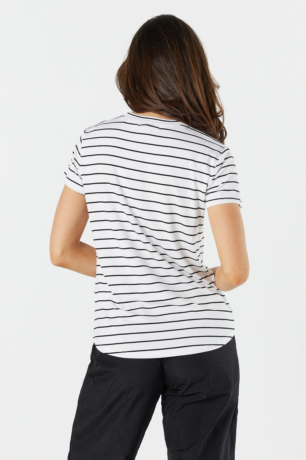 Striped Relaxed Crewneck T-Shirt Striped Relaxed Crewneck T-Shirt 2