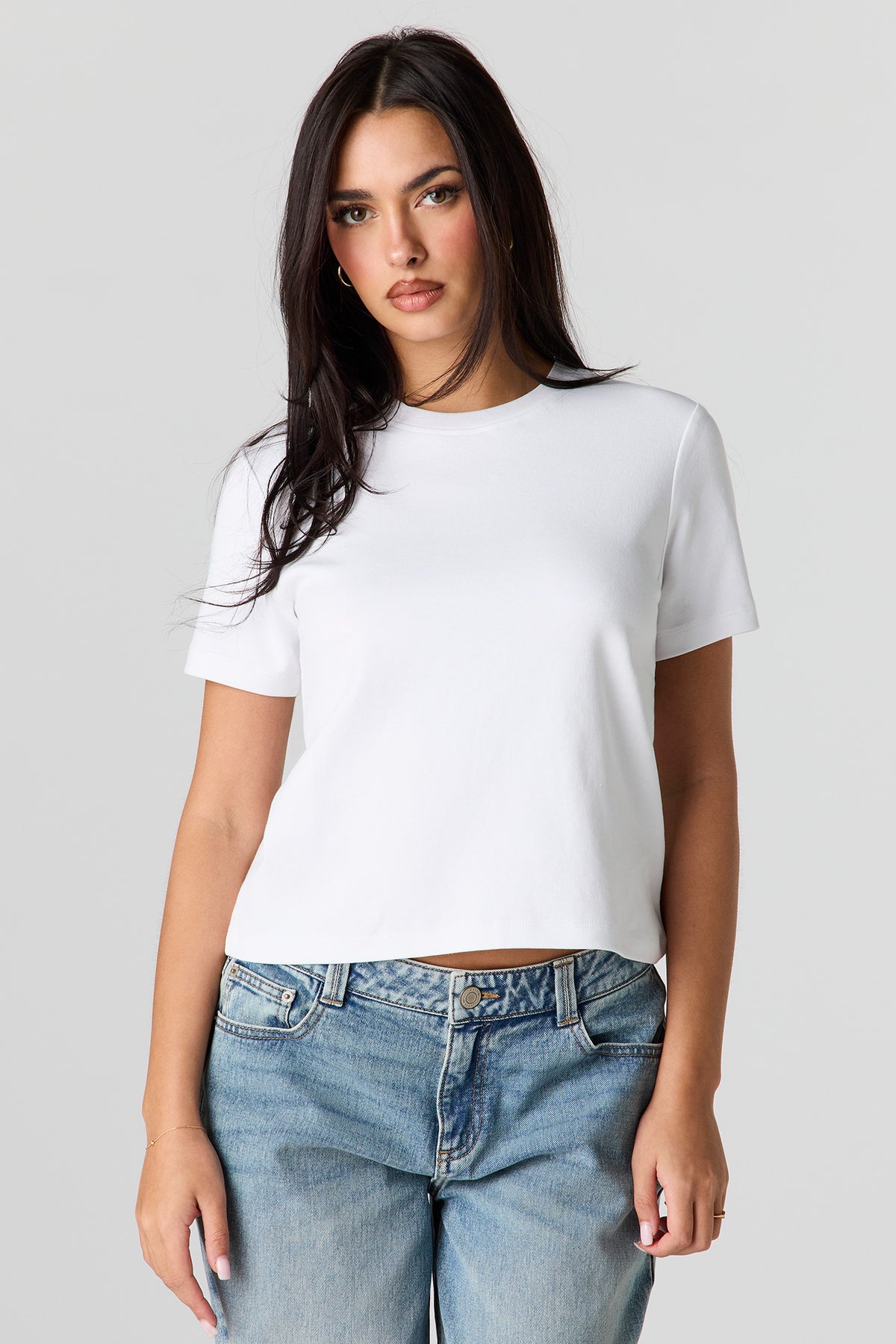 Luxe Heavy Cotton T-Shirt - White