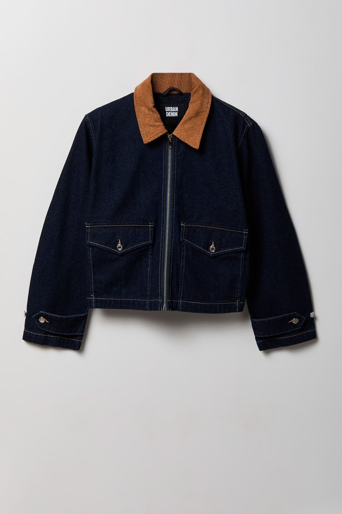 Denim Bomber Jacket - Rinse Denim