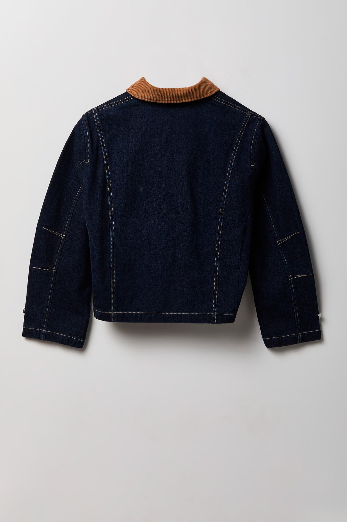 Alt View 2. Denim Bomber Jacket - Rinse Denim