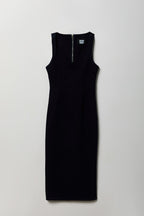 Denim Square Neck Maxi Dress
