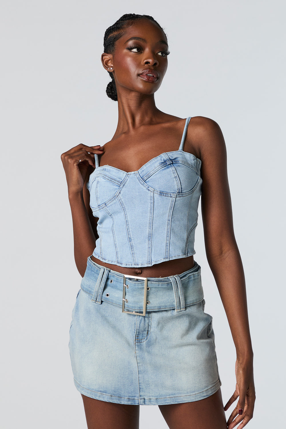 Denim Corset Tank Denim Corset Tank 4