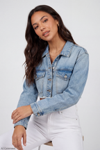 Cropped Denim Jacket
