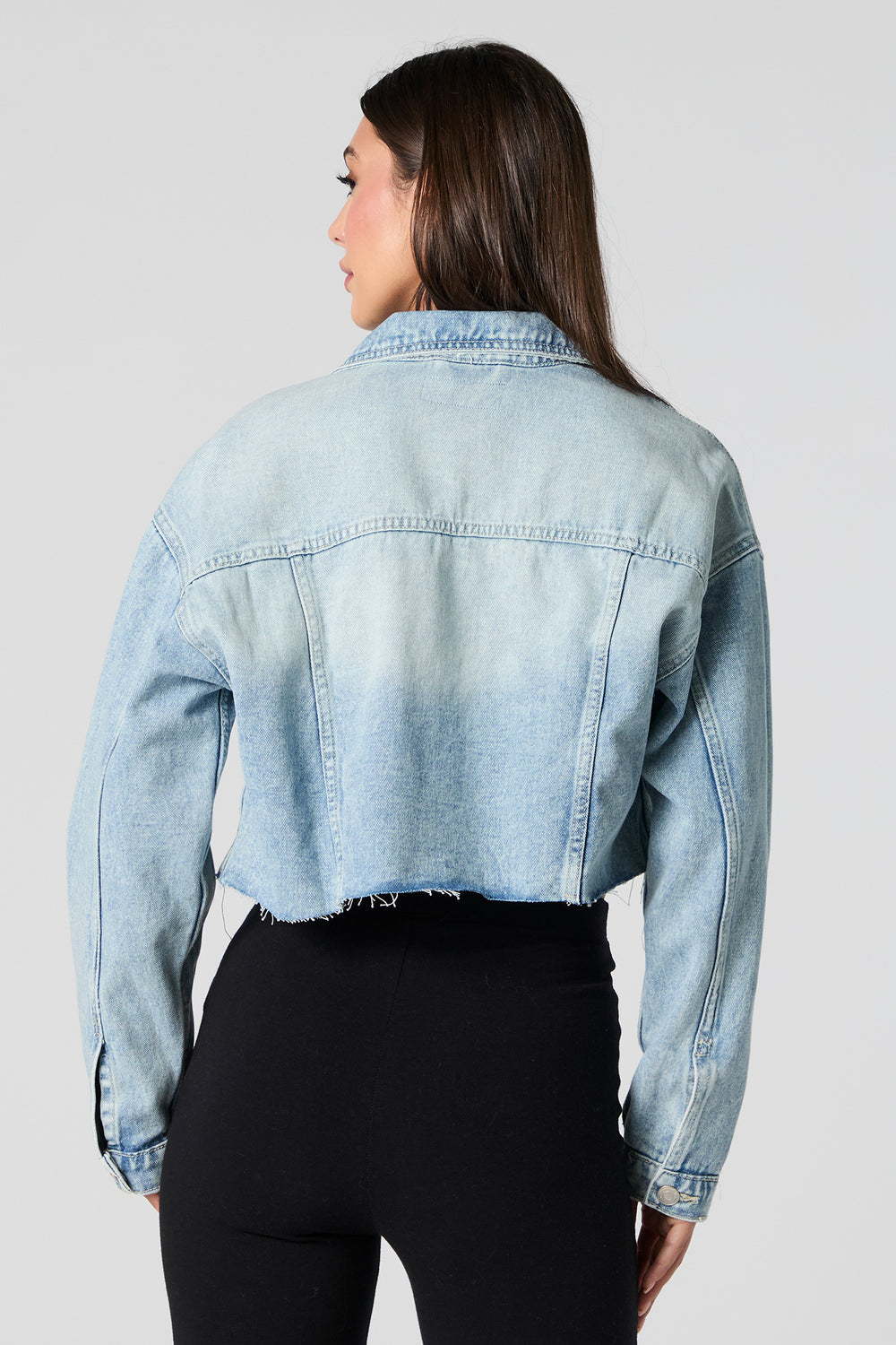 Cropped Denim Jacket Cropped Denim Jacket 8