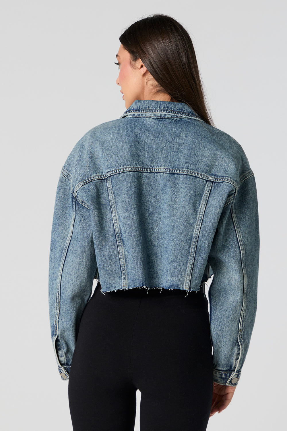 Cropped Denim Jacket Cropped Denim Jacket 2