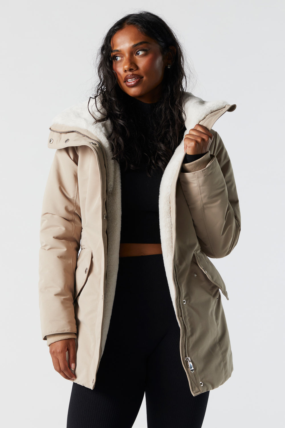Faux Fur Lined Jacket Faux Fur Lined Jacket 23