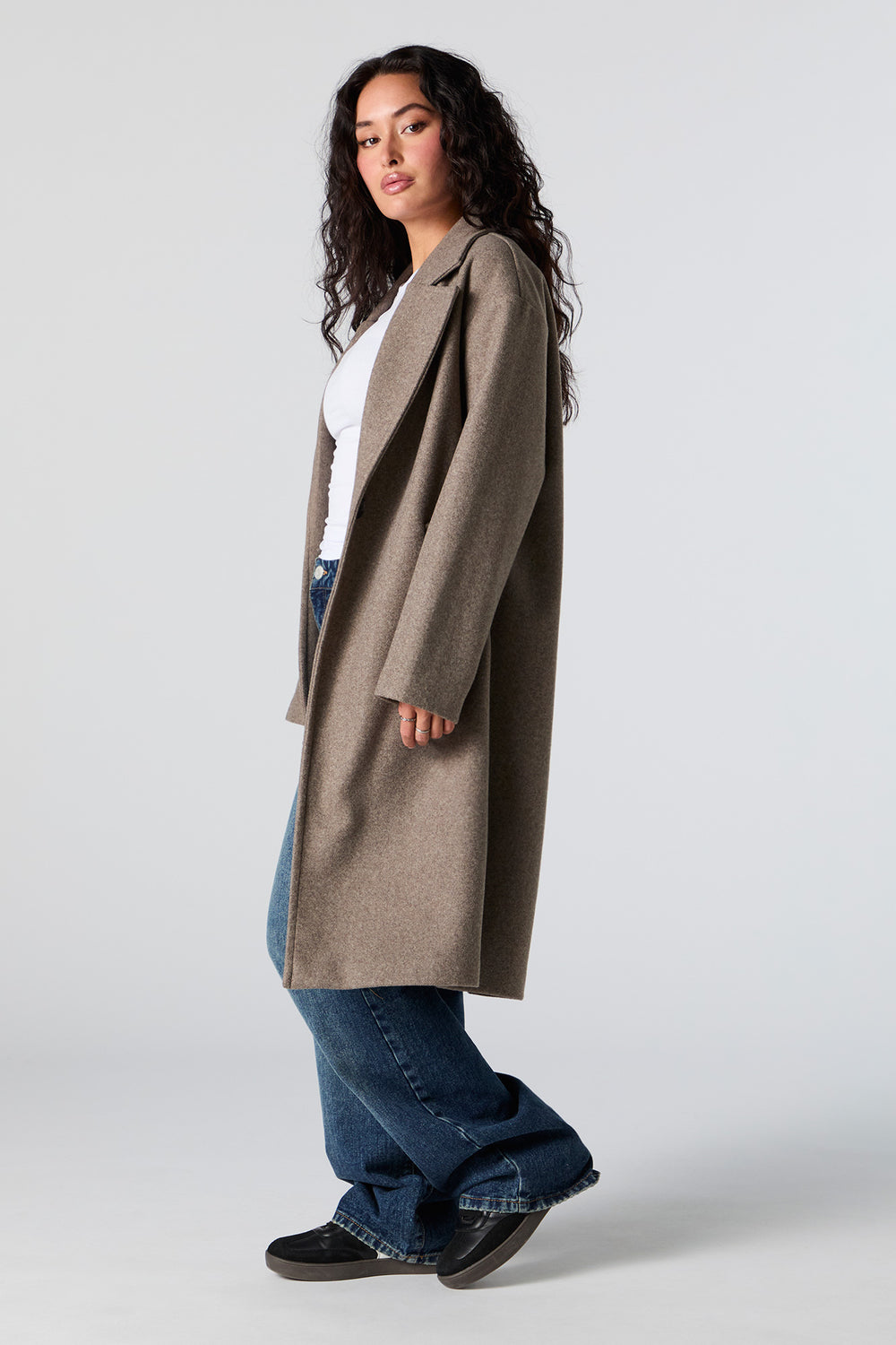 Single Button Midi Coat Single Button Midi Coat 3