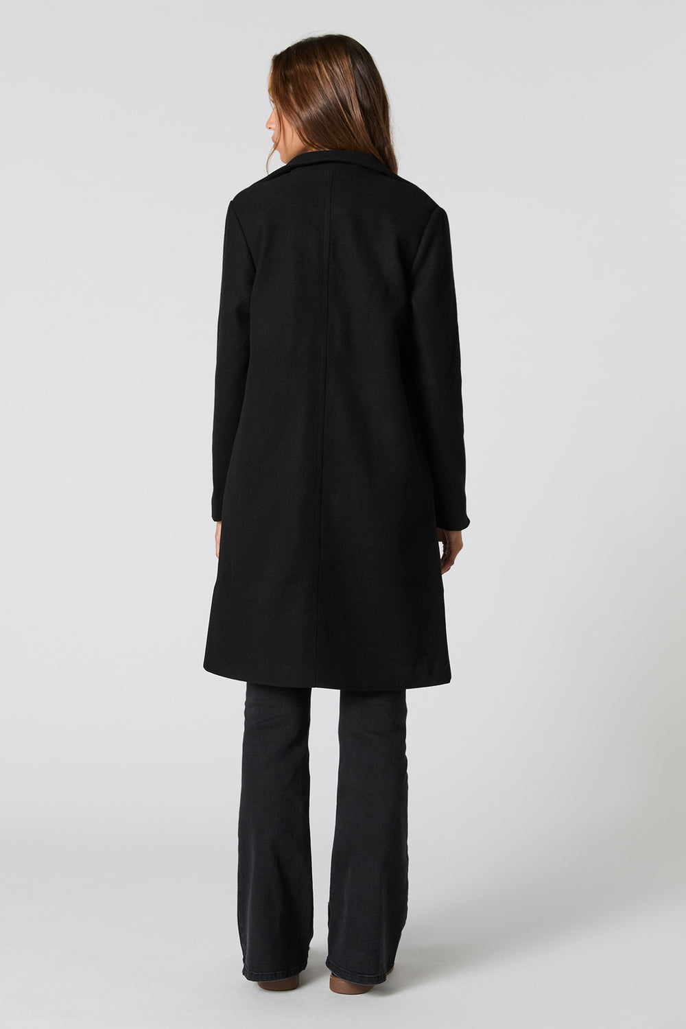 Collared Single Button Coat Collared Single Button Coat 6