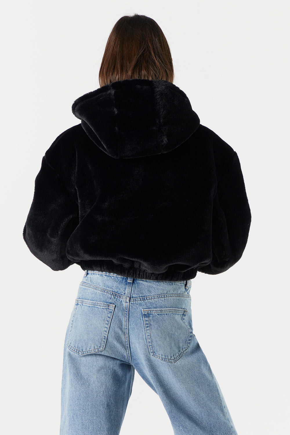 Faux Fur Bomber Jacket Faux Fur Bomber Jacket 5