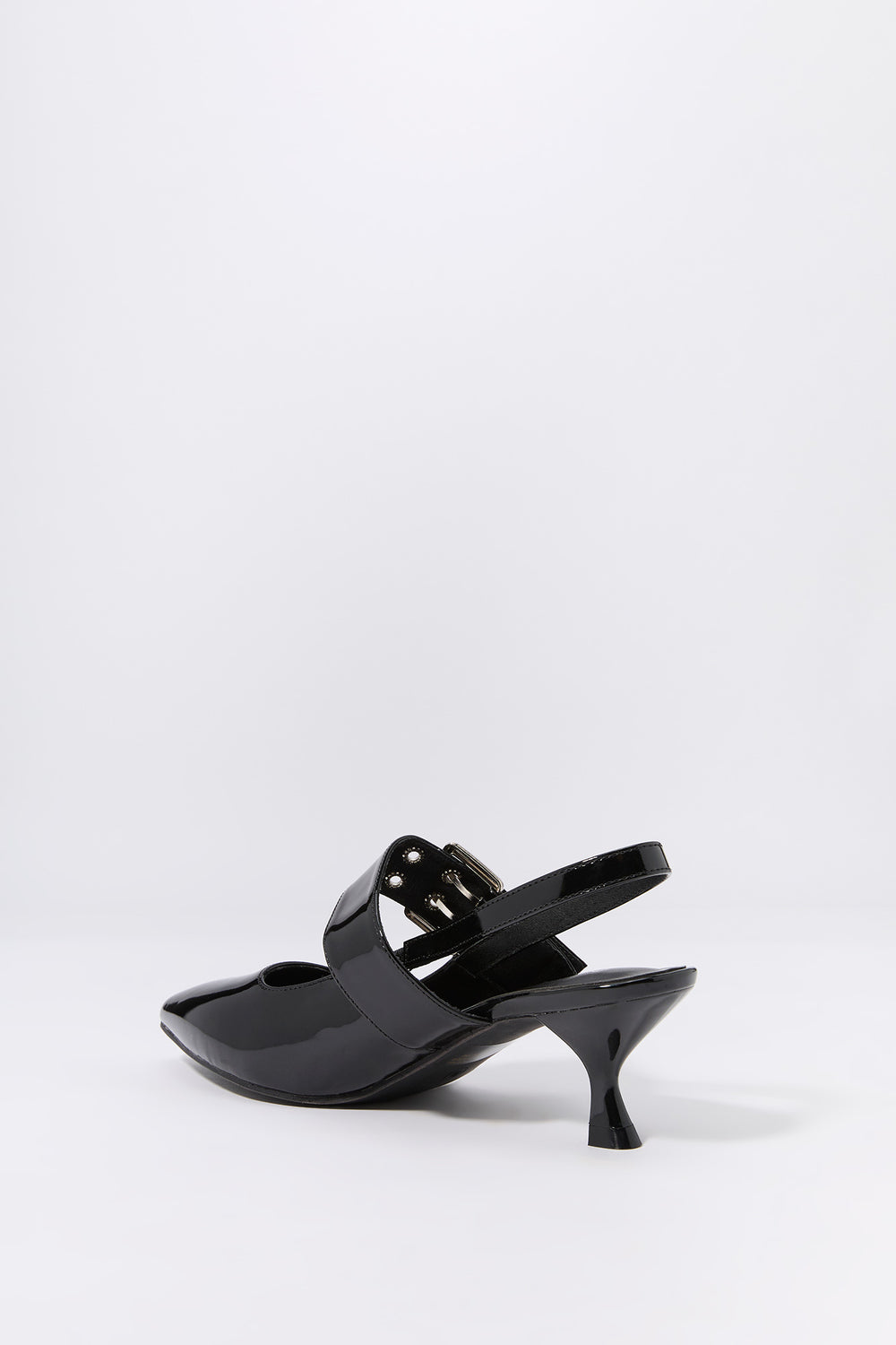 Slingback Buckled Kitten Heel Slingback Buckled Kitten Heel 7