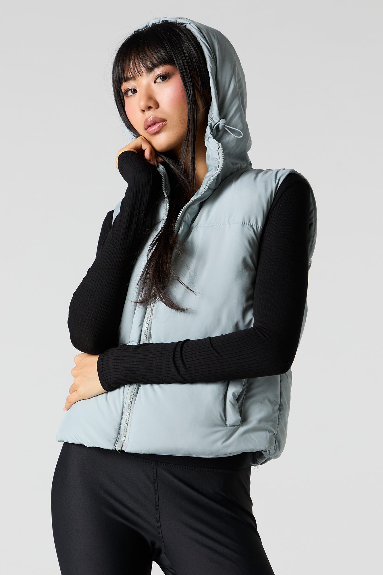 Hooded Puffer Vest