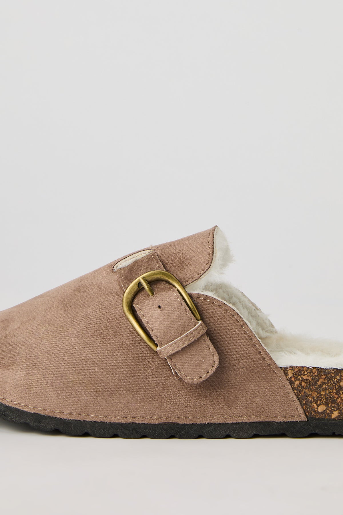 Alt View 4. Faux Fur Lined Clogs - Sand