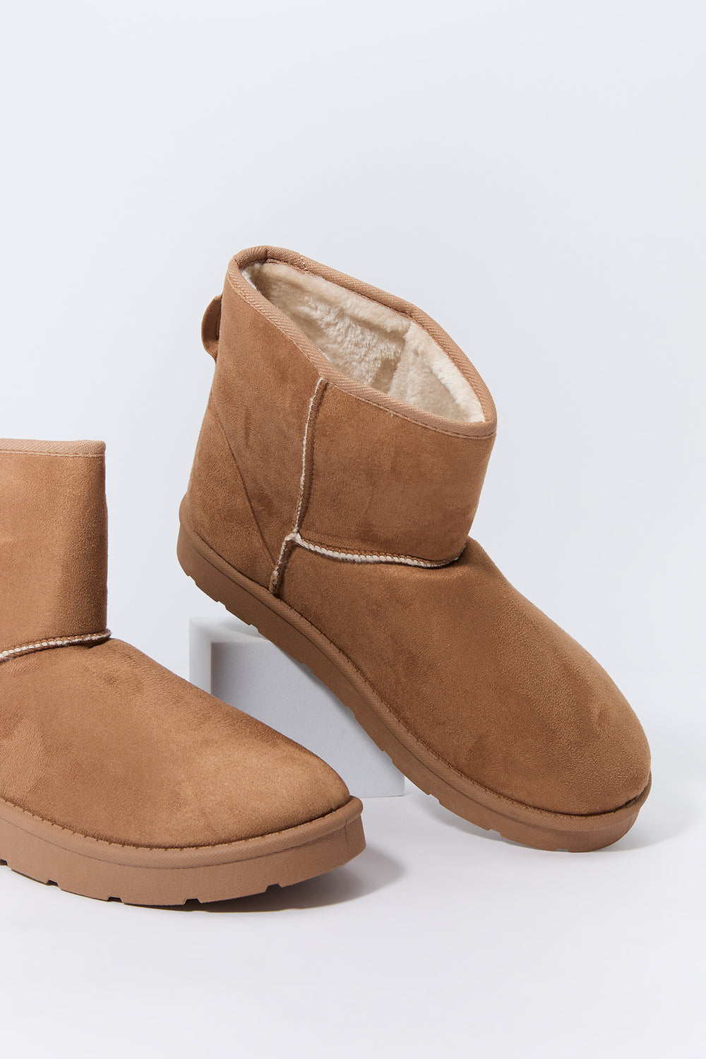 Faux Suede Ankle Booties Faux Suede Ankle Booties 1