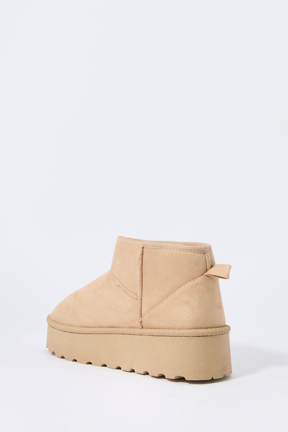 Faux Suede Platform Ankle Boot Faux Suede Platform Ankle Boot 12