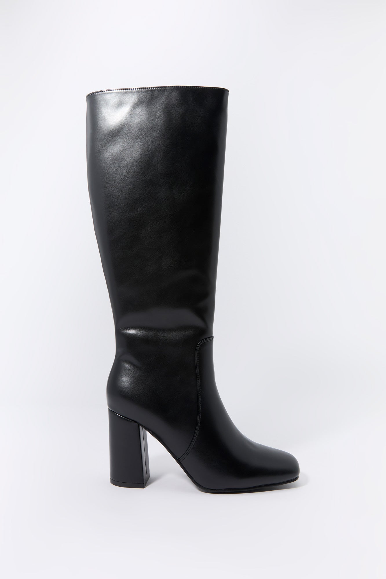 Knee High Square Toe Boots