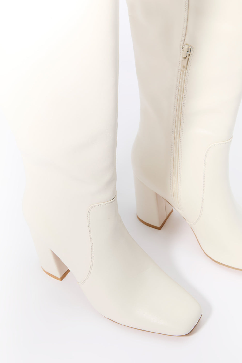 Knee High Square Toe Boots Knee High Square Toe Boots 4