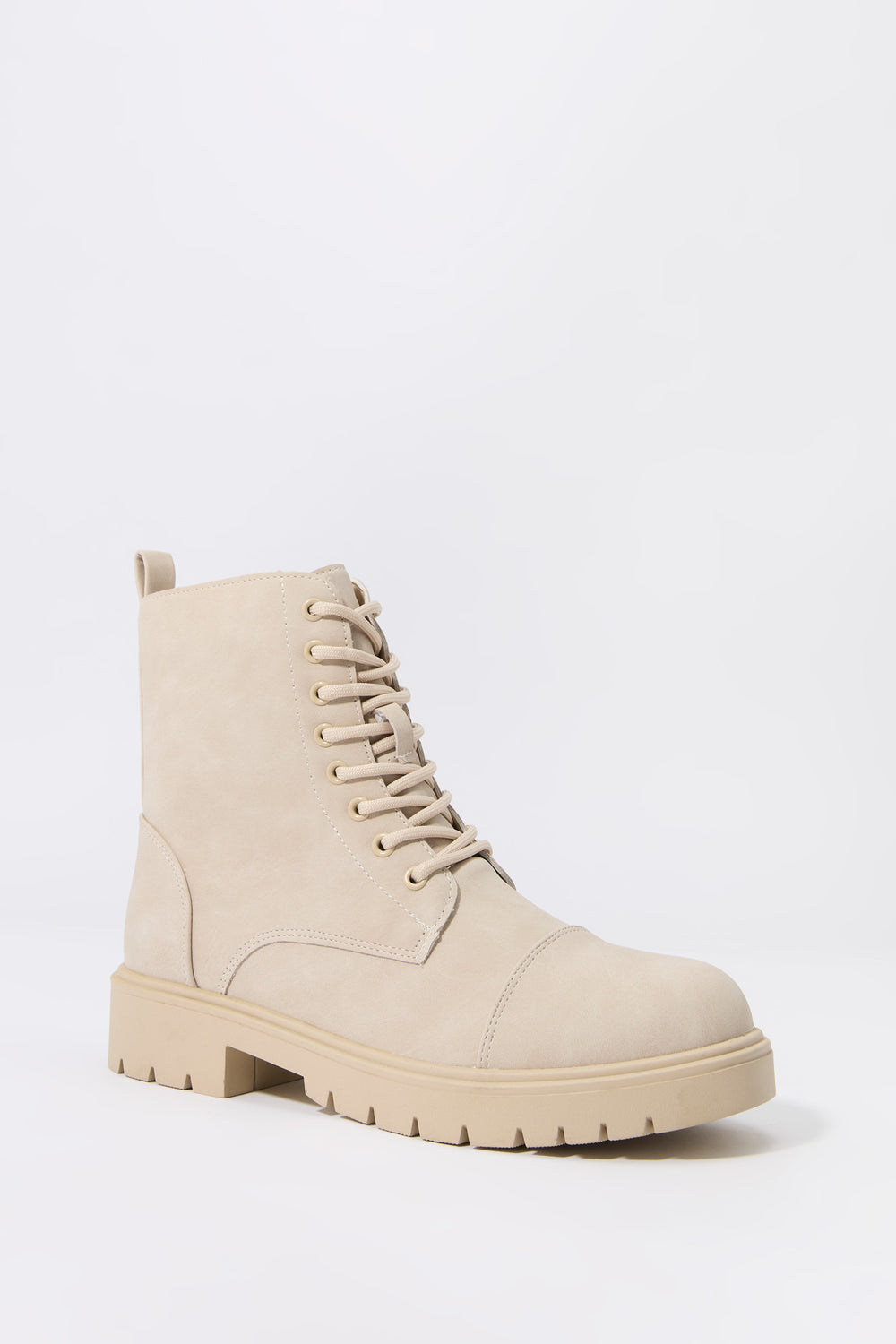 Faux Suede Lace Up Boot Faux Suede Lace Up Boot 6