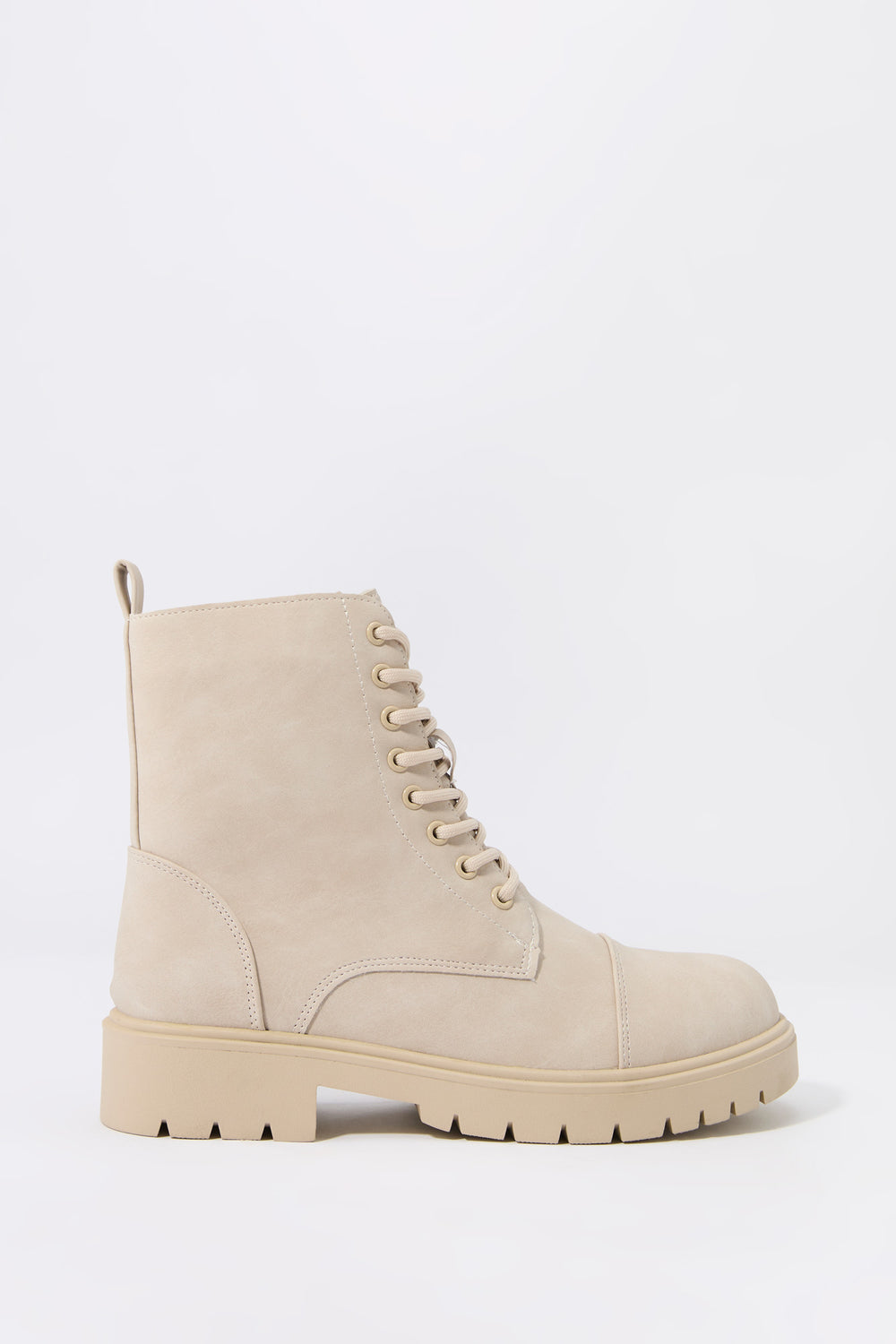 Faux Suede Lace Up Boot Faux Suede Lace Up Boot 5