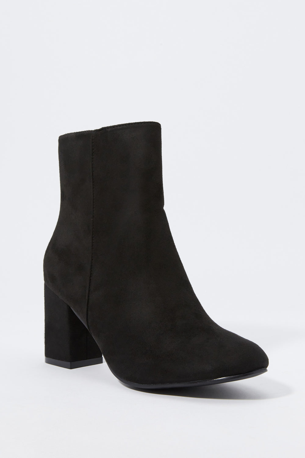 Faux-Suede Heeled Bootie Faux-Suede Heeled Bootie 3