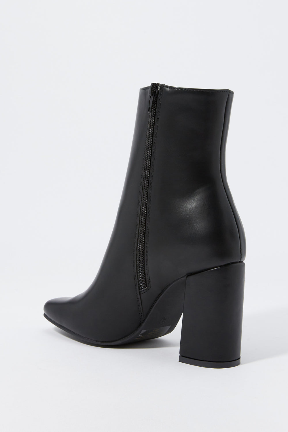 Faux-Leather Heeled Boot Faux-Leather Heeled Boot 3