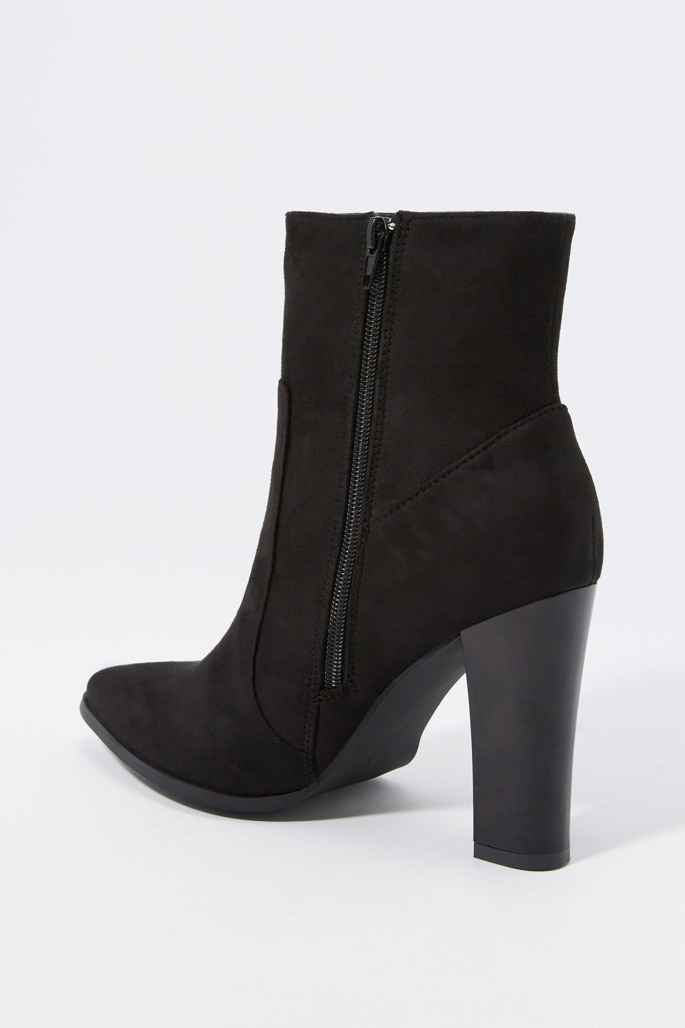 Faux-Suede Pointed Toe Platform Boot Faux-Suede Pointed Toe Platform Boot 7