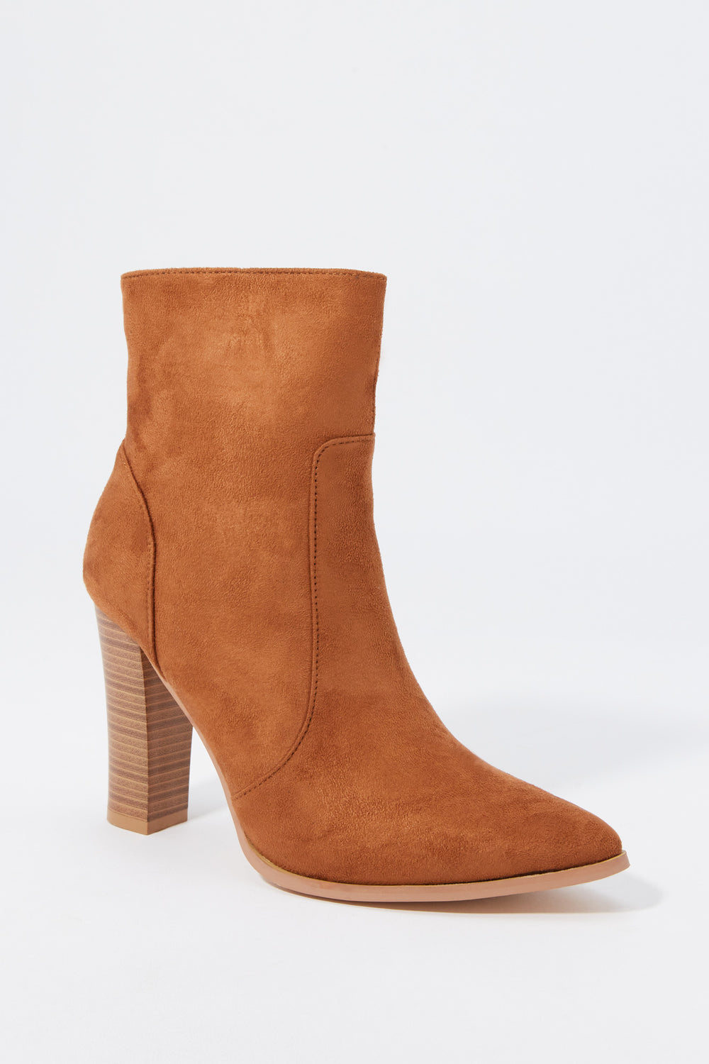 Faux-Suede Pointed Toe Platform Boot Faux-Suede Pointed Toe Platform Boot 2