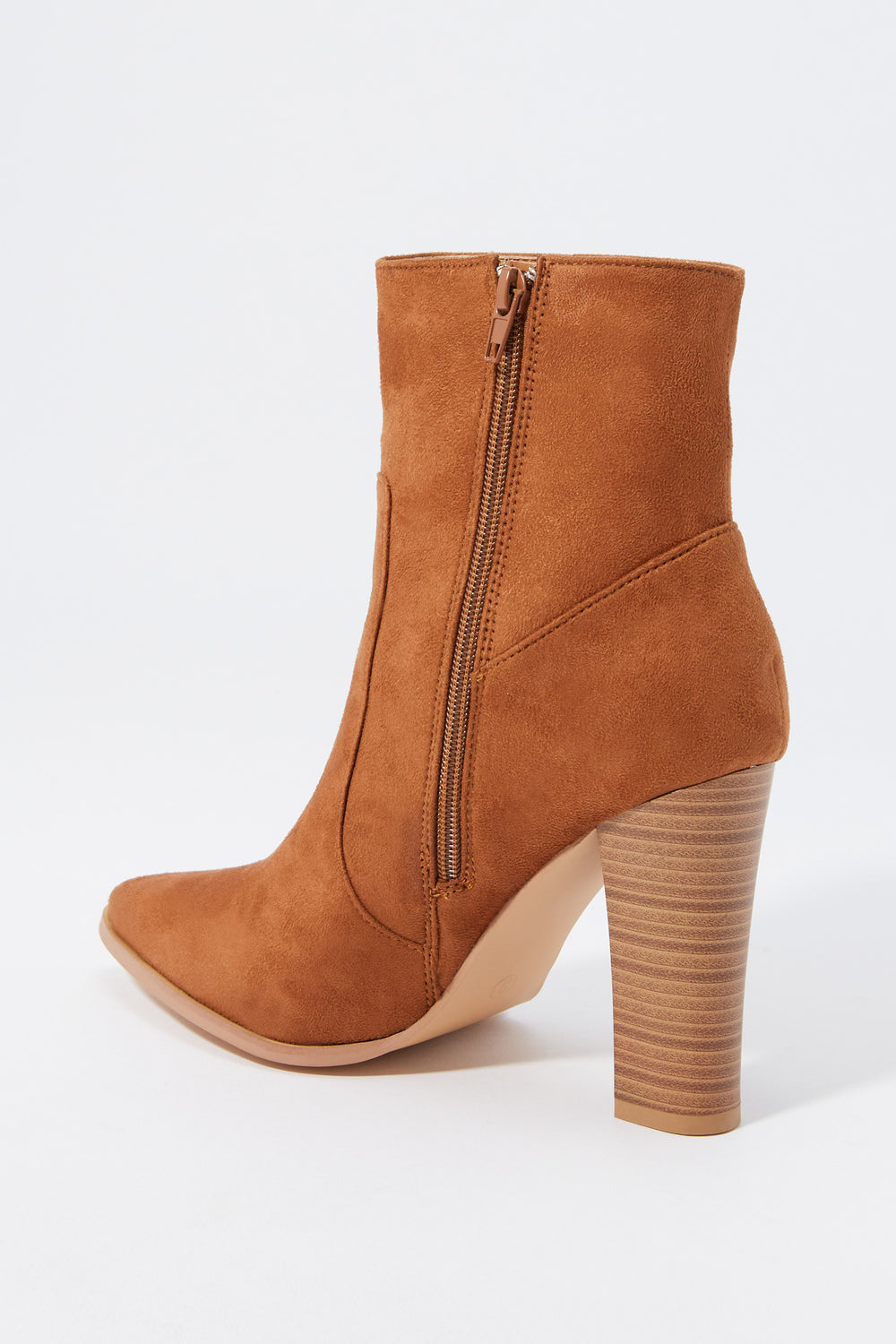 Faux-Suede Pointed Toe Platform Boot Faux-Suede Pointed Toe Platform Boot 3