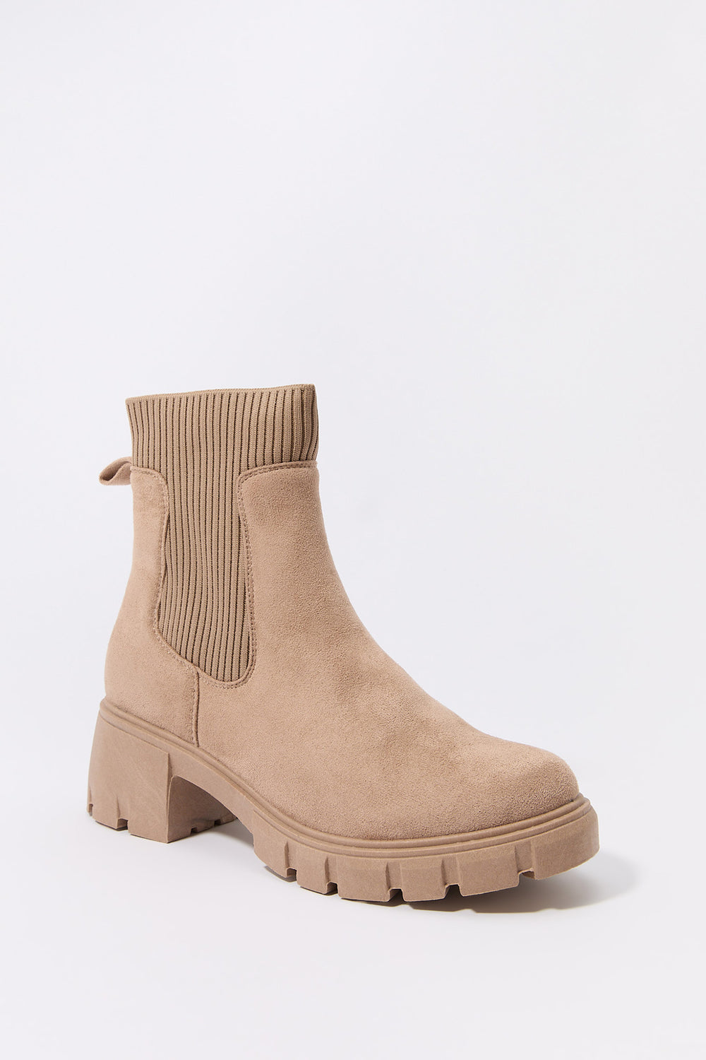 Ribbed Knit Gore Boot Ribbed Knit Gore Boot 3