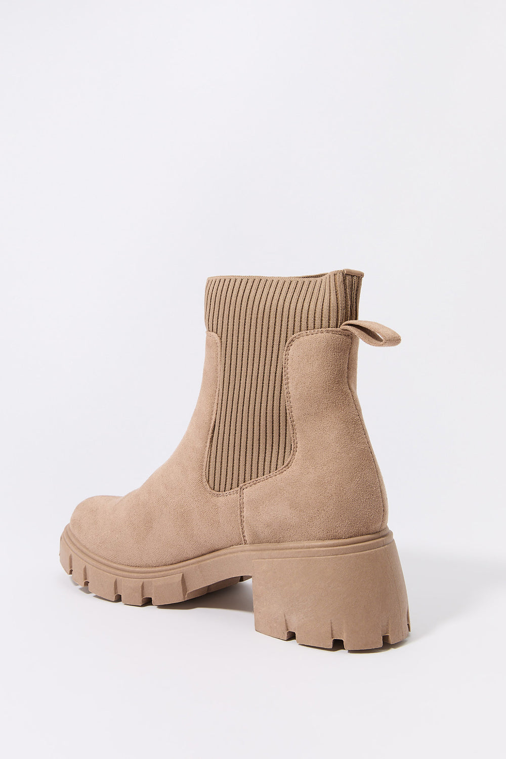 Ribbed Knit Gore Boot Ribbed Knit Gore Boot 4