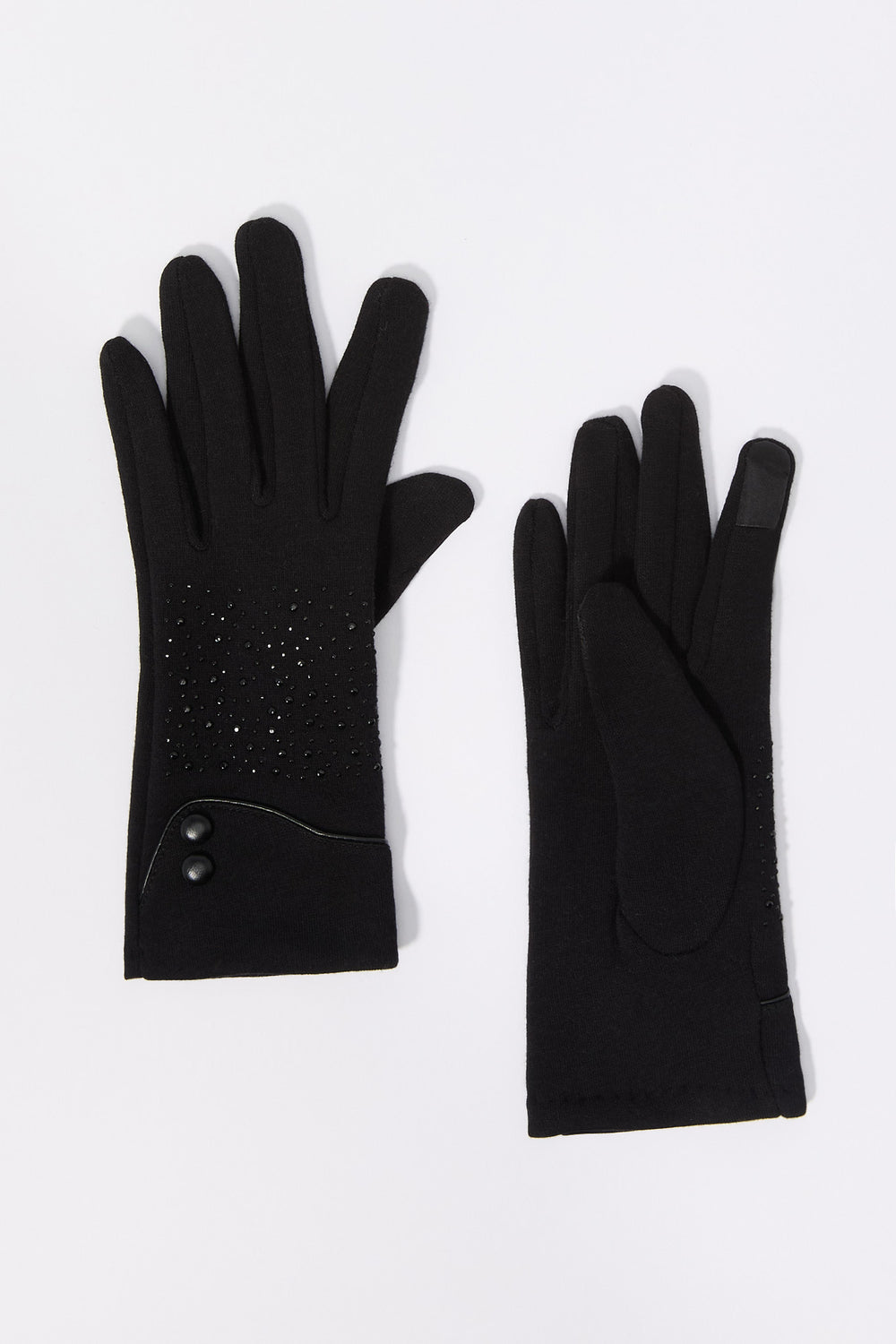 Rhinestone Touch Screen Gloves Rhinestone Touch Screen Gloves 1