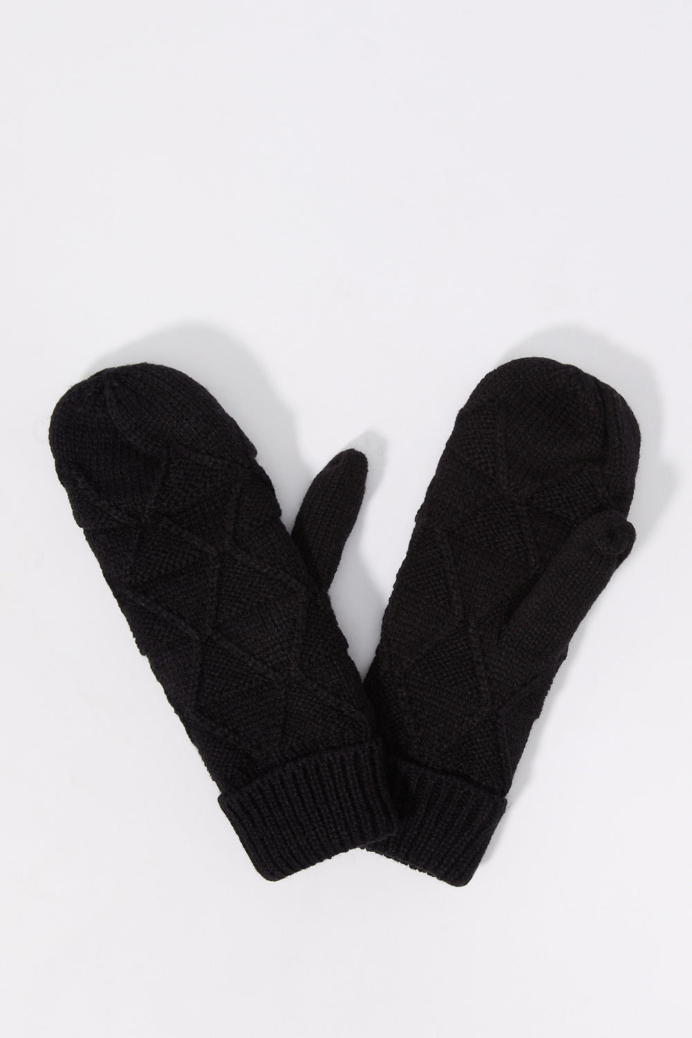 Diamond Knit Mittens Diamond Knit Mittens 3