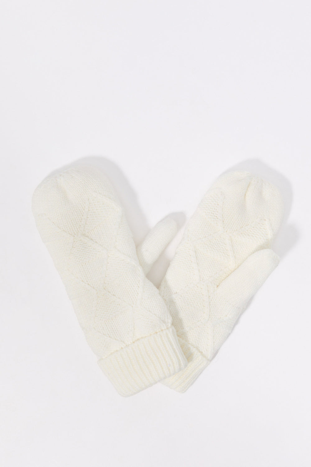 Diamond Knit Mittens Diamond Knit Mittens 5