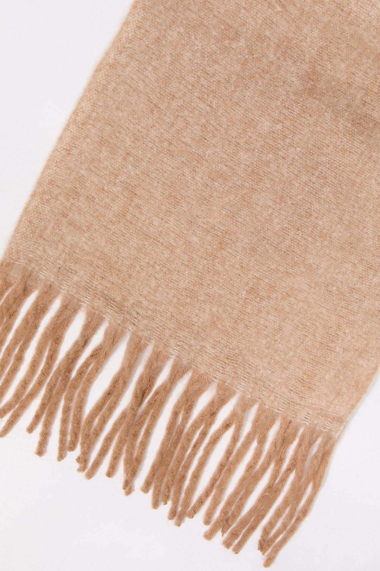 Solid Tassel Scarf