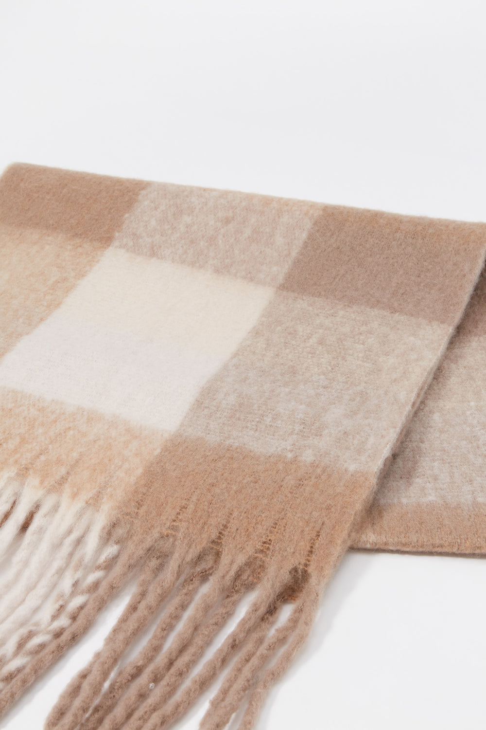 Plaid Brushed Scarf Plaid Brushed Scarf 1
