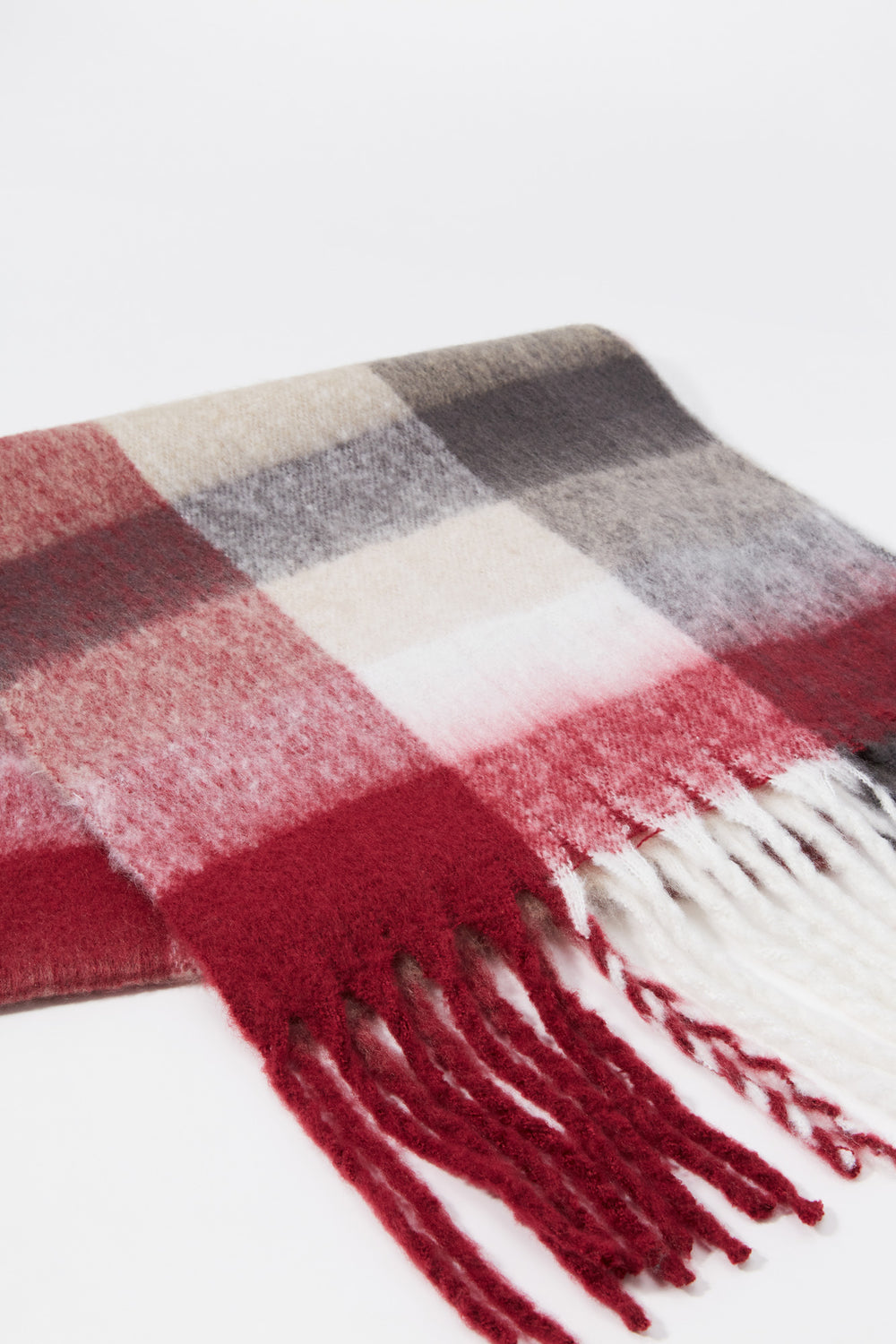 Plaid Brushed Scarf Plaid Brushed Scarf 7