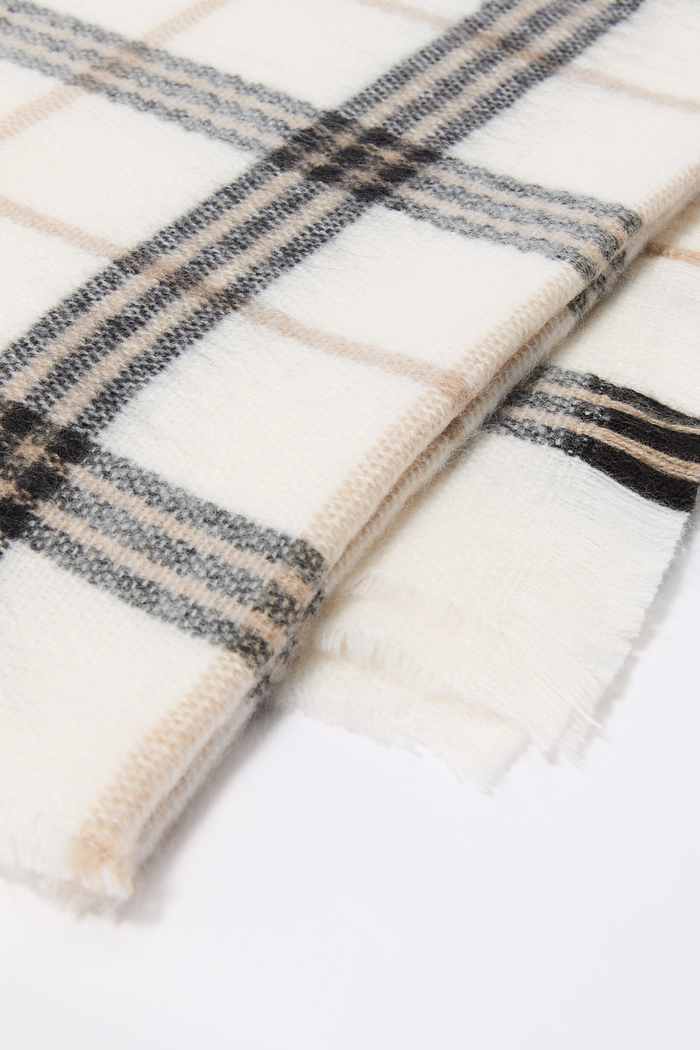 Soft Plaid Knit Scarf Soft Plaid Knit Scarf 18