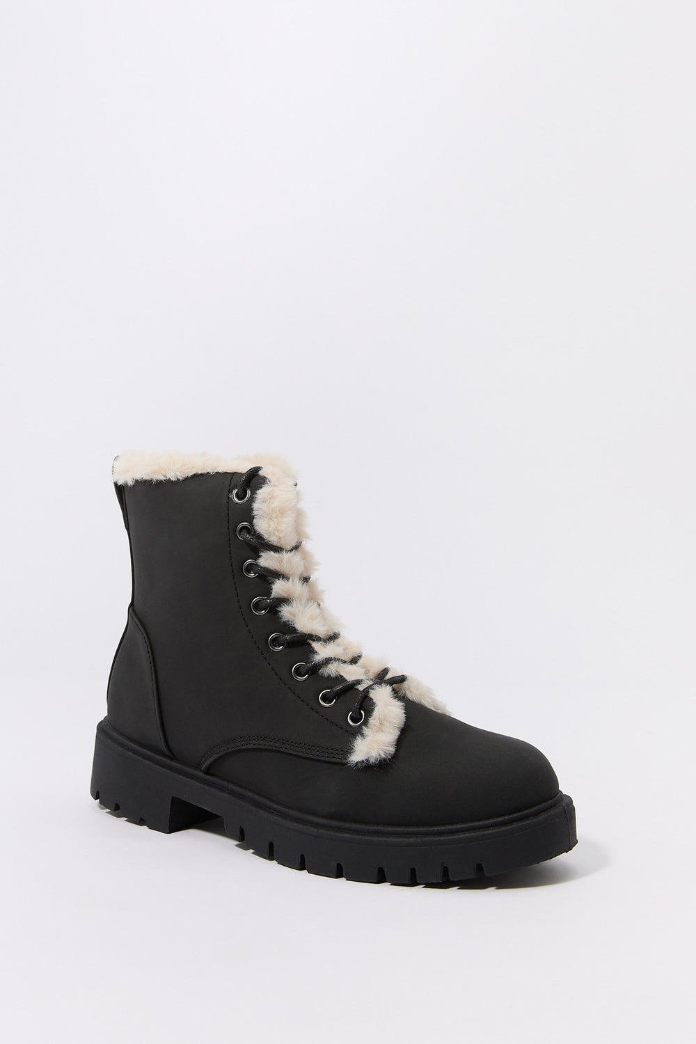 Faux Fur Lined Lace Up Boot Faux Fur Lined Lace Up Boot 6