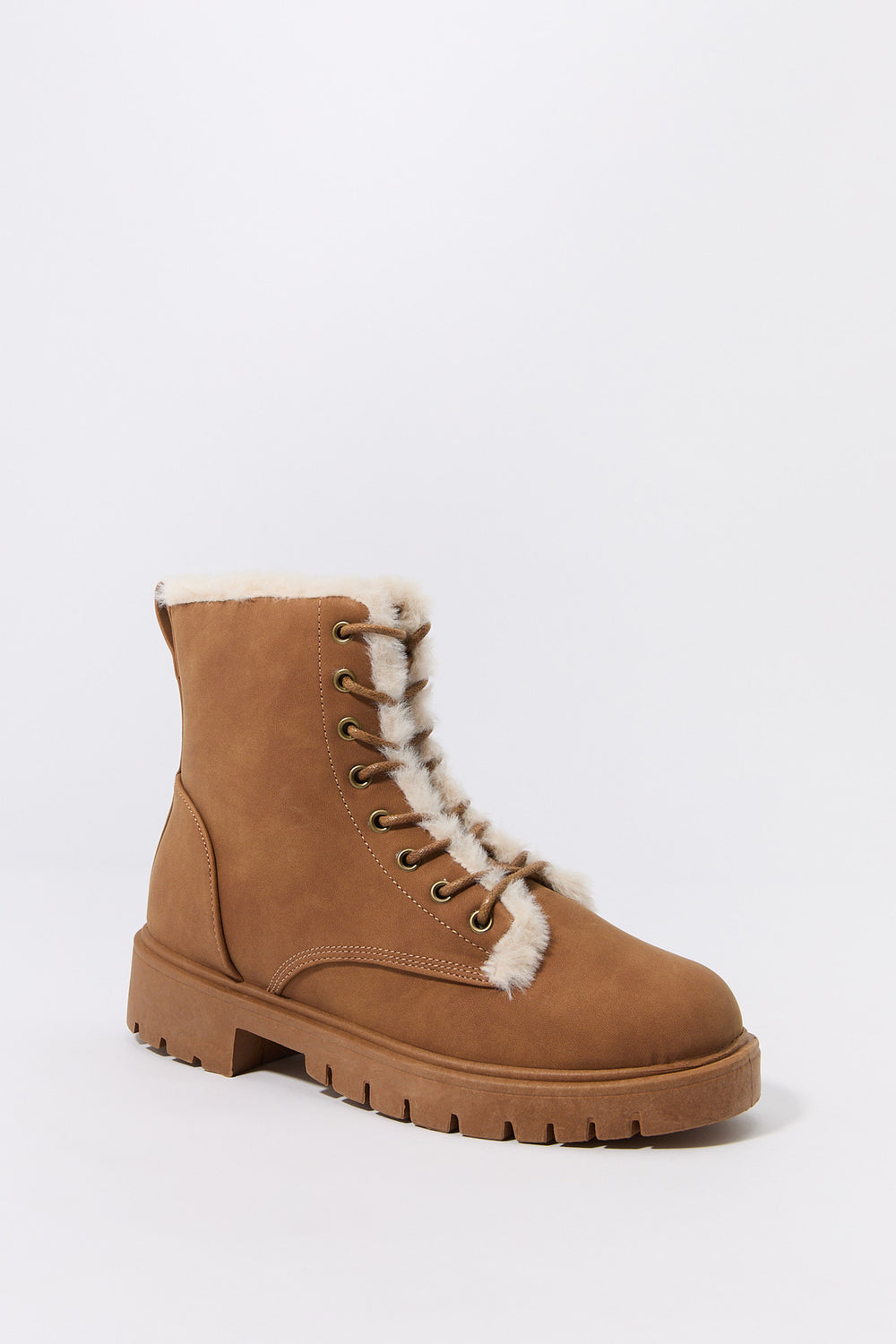 Faux Fur Lined Lace Up Boot Faux Fur Lined Lace Up Boot 3