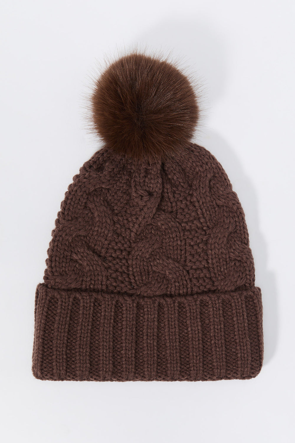 Cable Knit Beanie with Pom Pom Cable Knit Beanie with Pom Pom 6