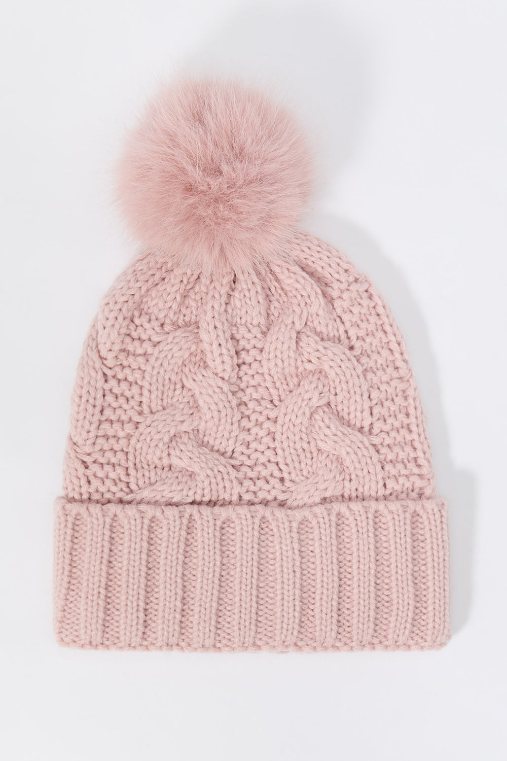 Cable Knit Beanie with Pom Pom Cable Knit Beanie with Pom Pom 7