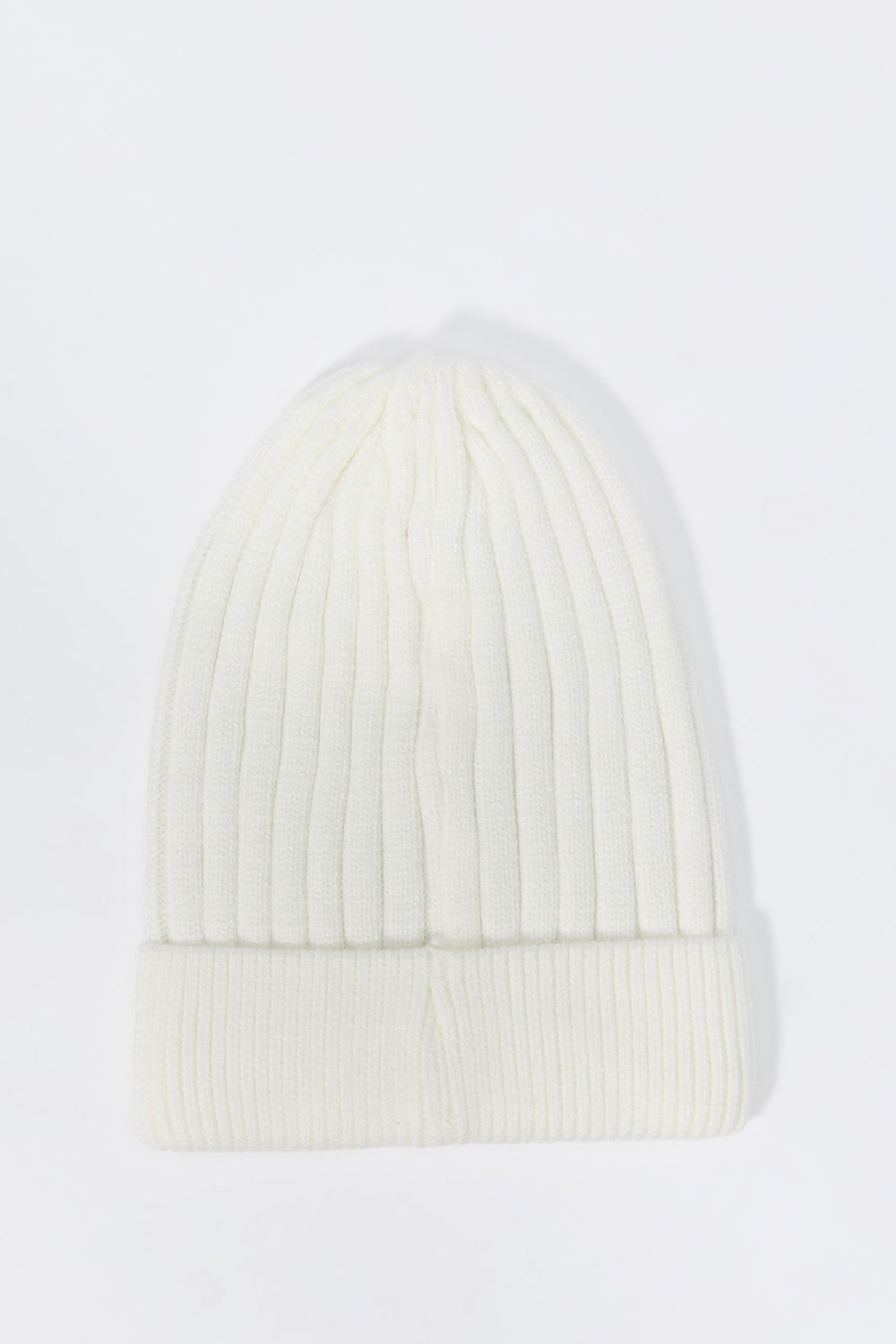 Embroidered Ribbed Knit Beanie Embroidered Ribbed Knit Beanie 8