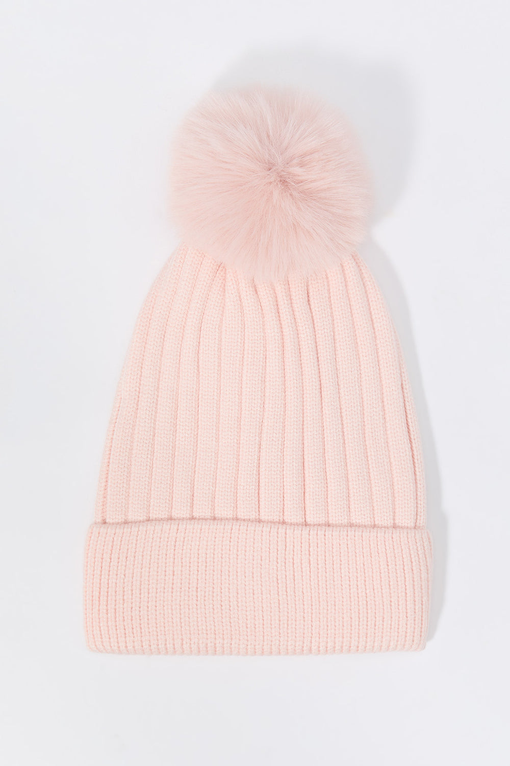 Ribbed Knit Beanie with Pom Pom Ribbed Knit Beanie with Pom Pom 6