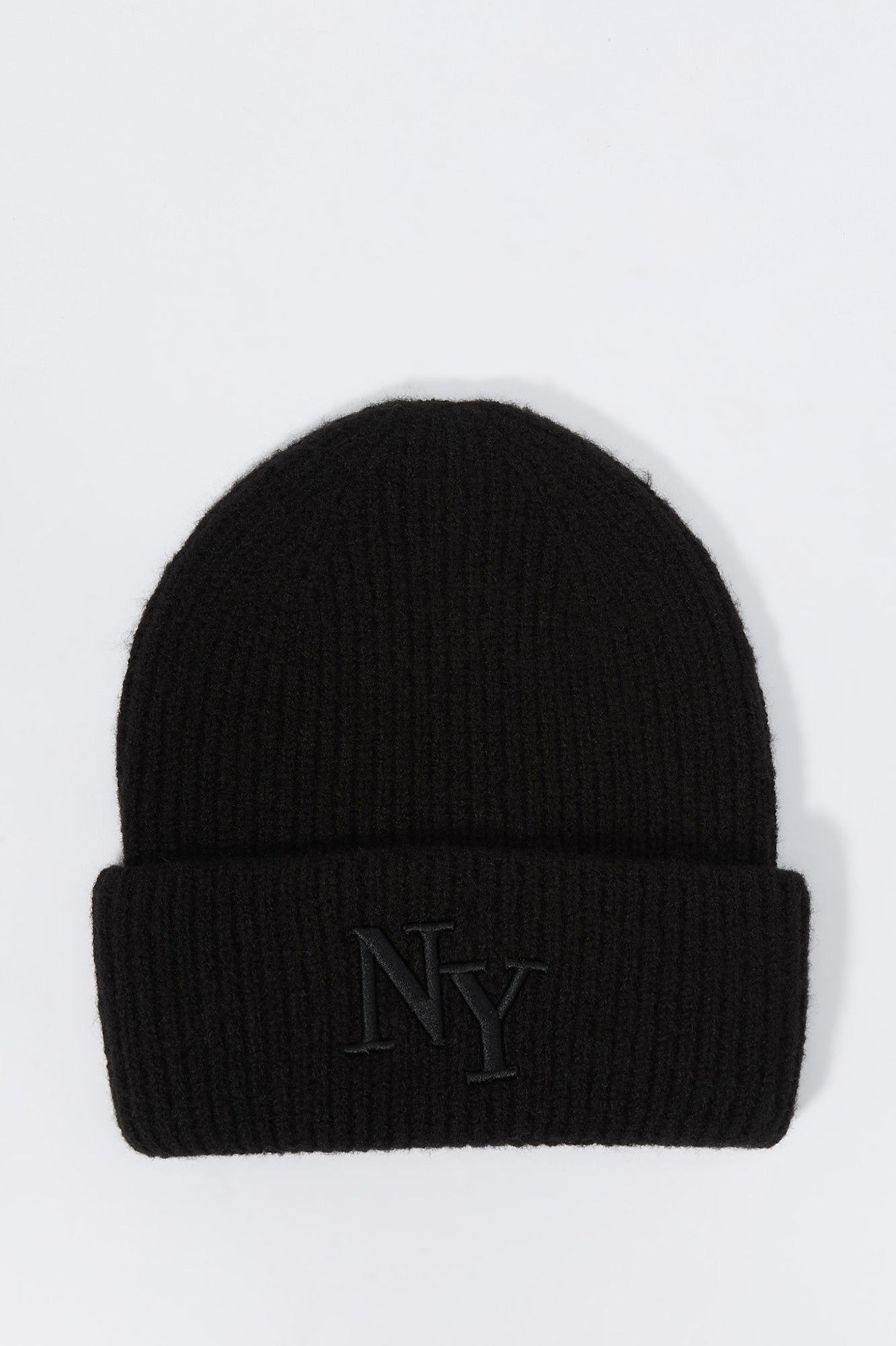 NY Embroidered Knit Beanie