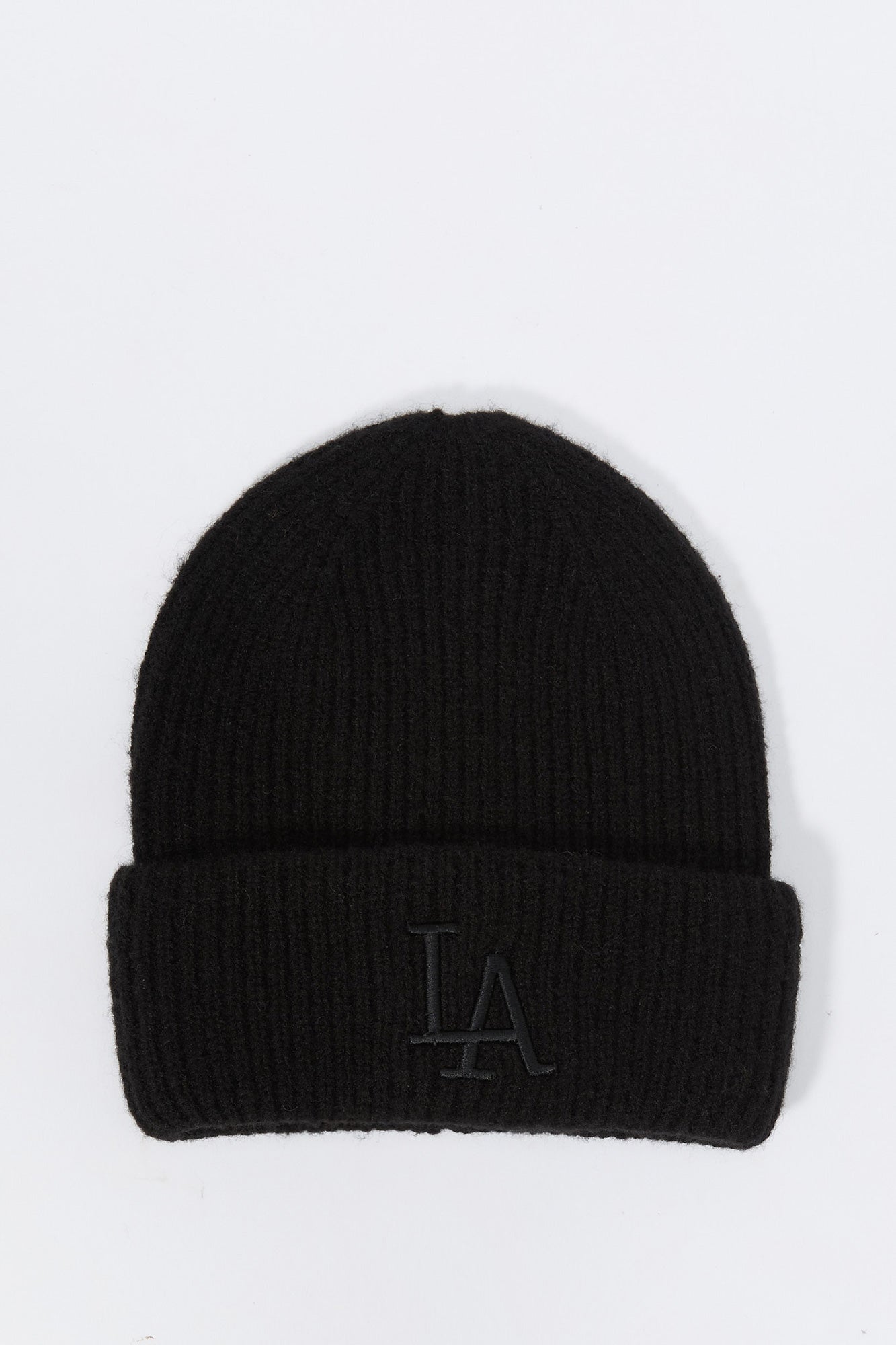 LA Embroidered Knit Beanie