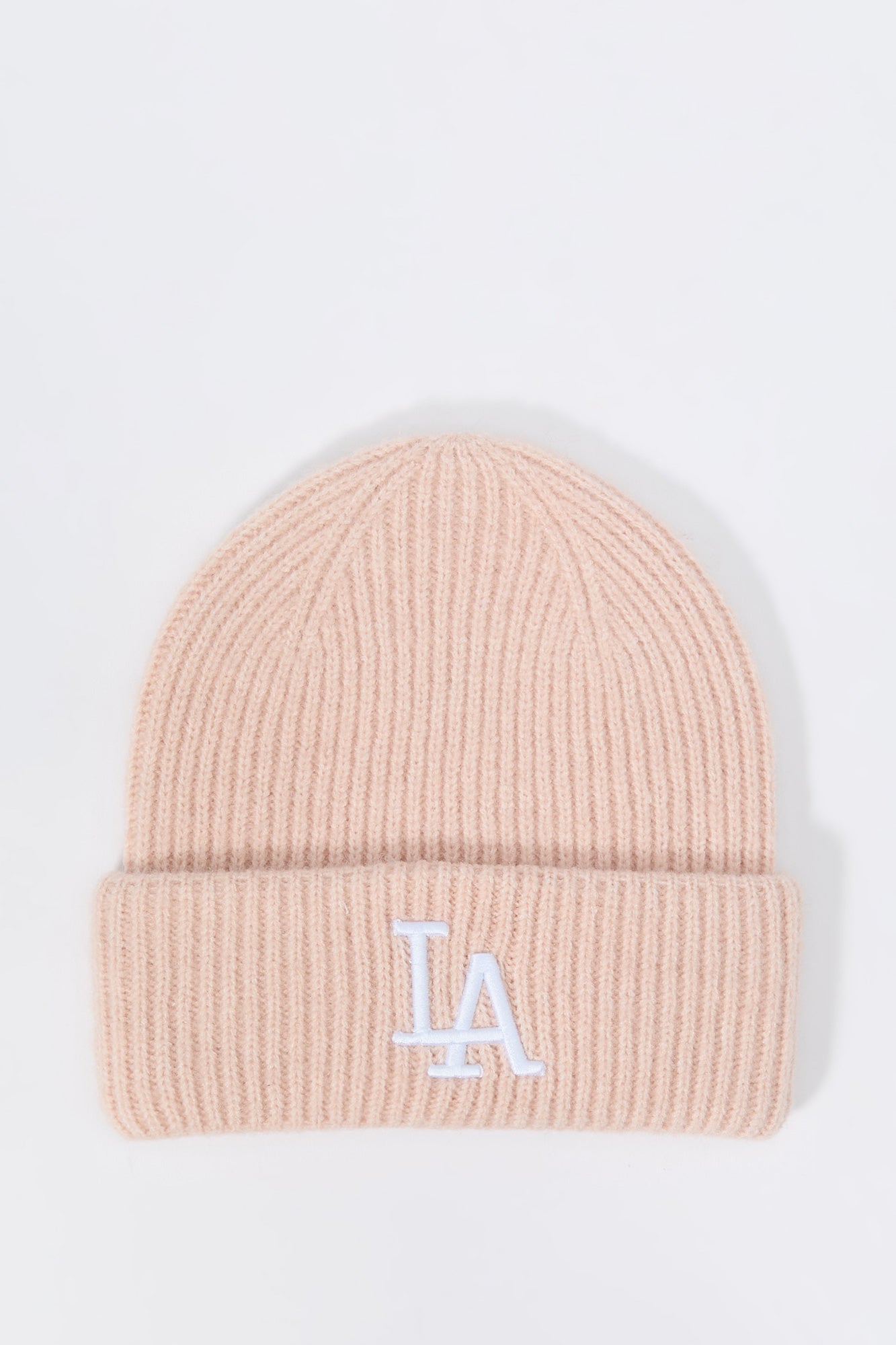 LA Embroidered Knit Beanie