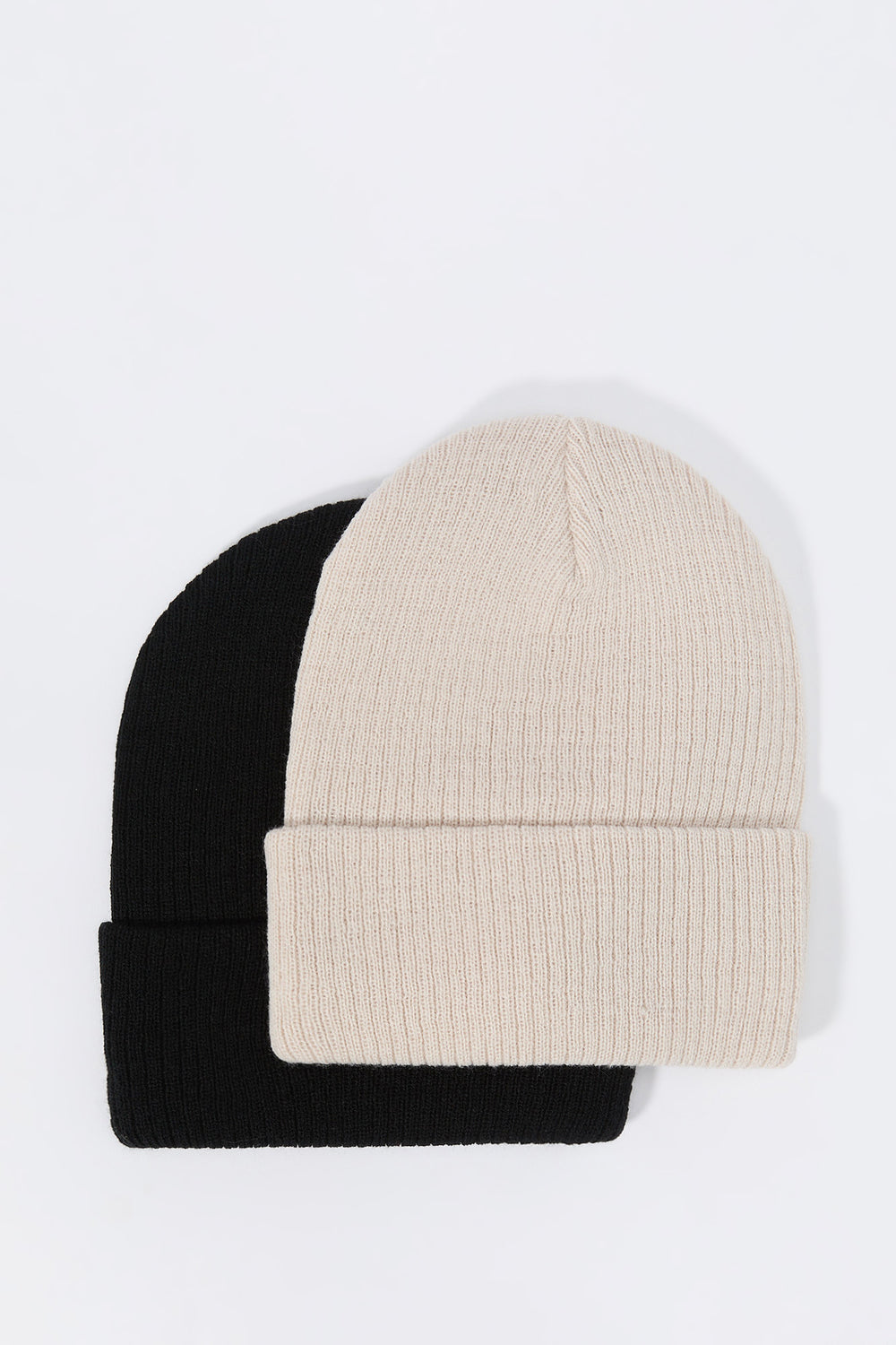 Ribbed Knit Beanie (2 Pack) Ribbed Knit Beanie (2 Pack) 5