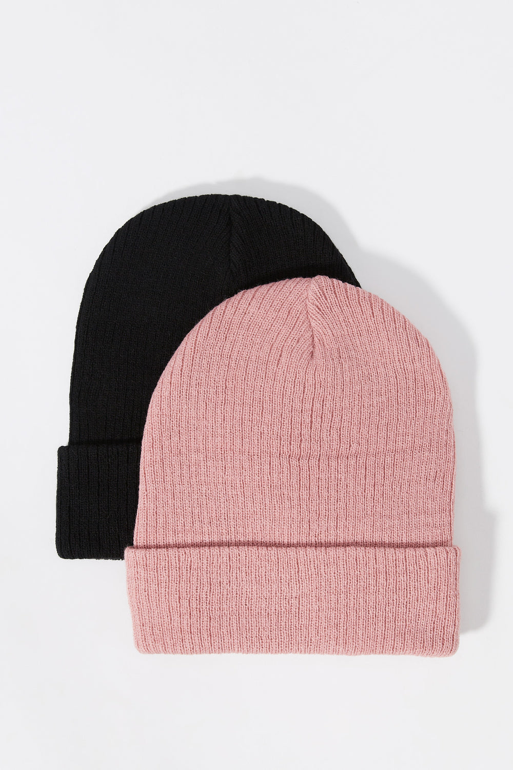Ribbed Knit Beanie (2 Pack) Ribbed Knit Beanie (2 Pack) 12