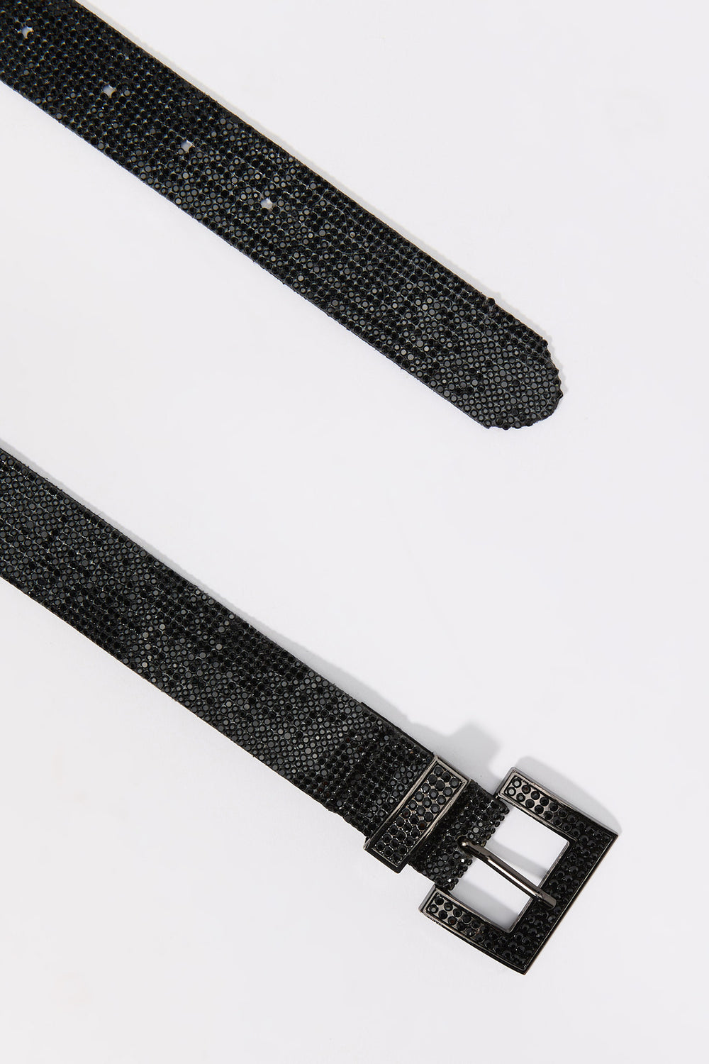 Rhinestone Square Buckle Belt Rhinestone Square Buckle Belt 2